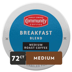 Community Coffee close-up of pod filter and seal displaying freshness and convenience