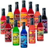 Concession Express front pack showing all twelve sugar free flavors and variety