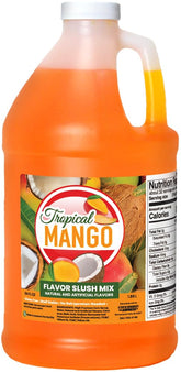 Concession Express front packaging showing 64 oz bottle and vibrant mango branding for easy identification