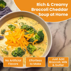 Concord Foods pouch close-up highlights ingredient blend benefit: layered cheese flavor