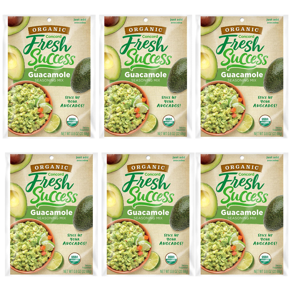 Concord Fresh Success front packet showing organic branding and easy-use benefit
