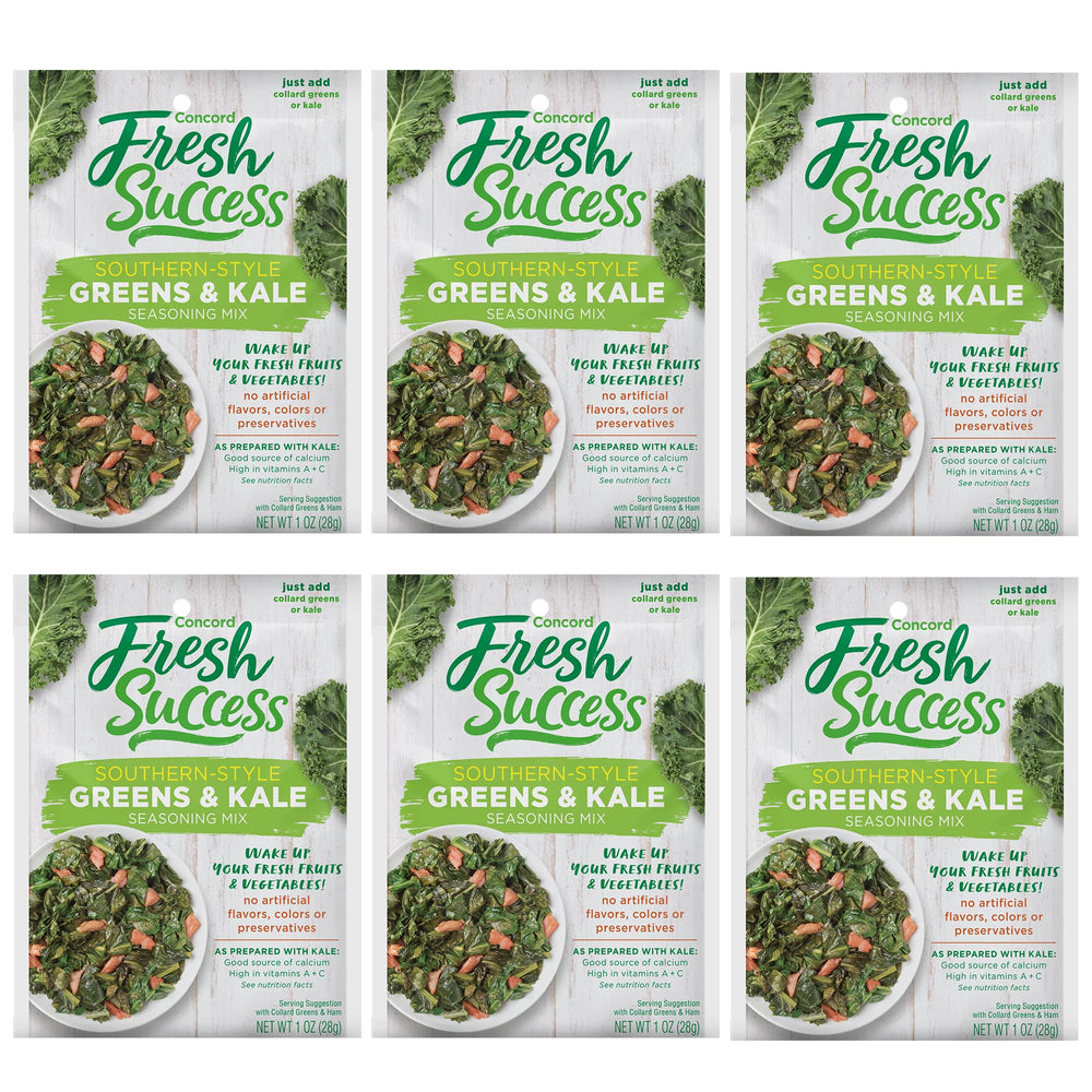 Concord Foods packet front view showing branding and Southern-style seasoning — clear pantry-ready labeling