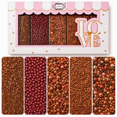 Confect front packaging showing metallic sprinkles for elegant finishes