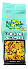 Cookies In Paradise front pouch showing label and 18oz size for easy serving
