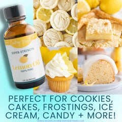 Cooking with Karli lemon oil added to frosting for bright citrus flavor
