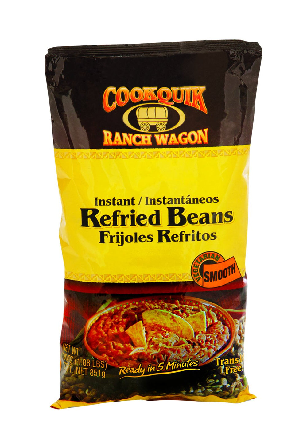 Cookquik front packaging showing label and quick five-minute prep benefit