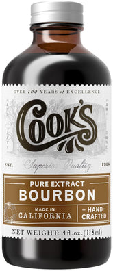 COOK'S front-view 4 oz bottle showing packaging and convenient resealable cap benefit