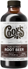 COOK'S front packaging amber bottle showing label and resealable cap for freshness