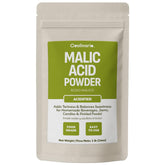 Coolinario malic acid front packaging showing label and weight, highlights usability