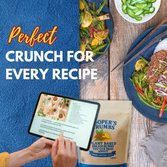 Cooper's Crumbs breaded chicken in air fryer crispy result benefit