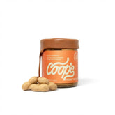 Coop's jar front view showing label and 10 ounce size for clear identification and gifting
