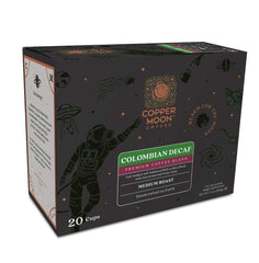 Copper Moon close-up of ground coffee texture highlighting smooth flavor