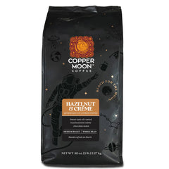 Copper Moon front packaging showing 5 lb bag and flavor benefits