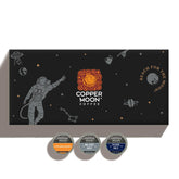 Copper Moon front packaging showing 60-count variety pack and convenience