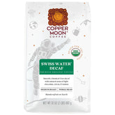 Copper Moon front packaging showing 2 lb bag and branding benefits