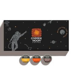 Copper Moon front packaging showing variety pack benefits and count