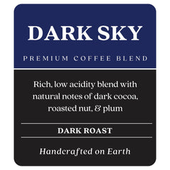 Copper Moon ground coffee texture close-up showing roast depth and rich aroma