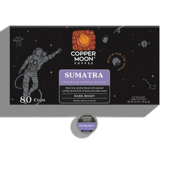 Copper Moon K-Cup pod close-up revealing capsule detail and roast freshness