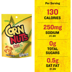 Corn Nuts close-up of roasted kernel texture for satisfying crunch