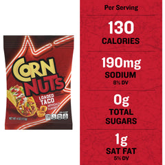 4 oz Corn Nuts bag beside a hand for scale demonstrating portable portion benefit
