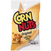 Corn Nuts front packaging showing brand and 4oz bag, convenient single-serve benefit