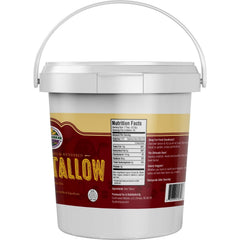 Cornhusker Kitchen close-up of solid tallow texture, shows smooth rendering and versatility