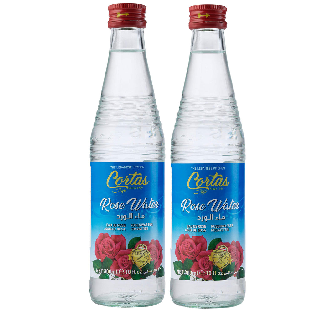 Cortas bottle front packaging showing brand and two 10 oz bottles for versatile use
