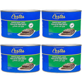 Cortas front packaging showing 4-pack cans and product benefits