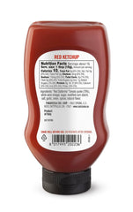 Così Com'è close-up of ketchup texture highlighting smooth pourability