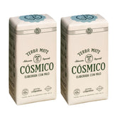 Cósmico front packaging showing two 1 kg packs and clean design, conveys value