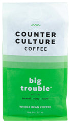 Counter Culture Coffee front packaging showing 12 oz bag and branding, highlights freshness