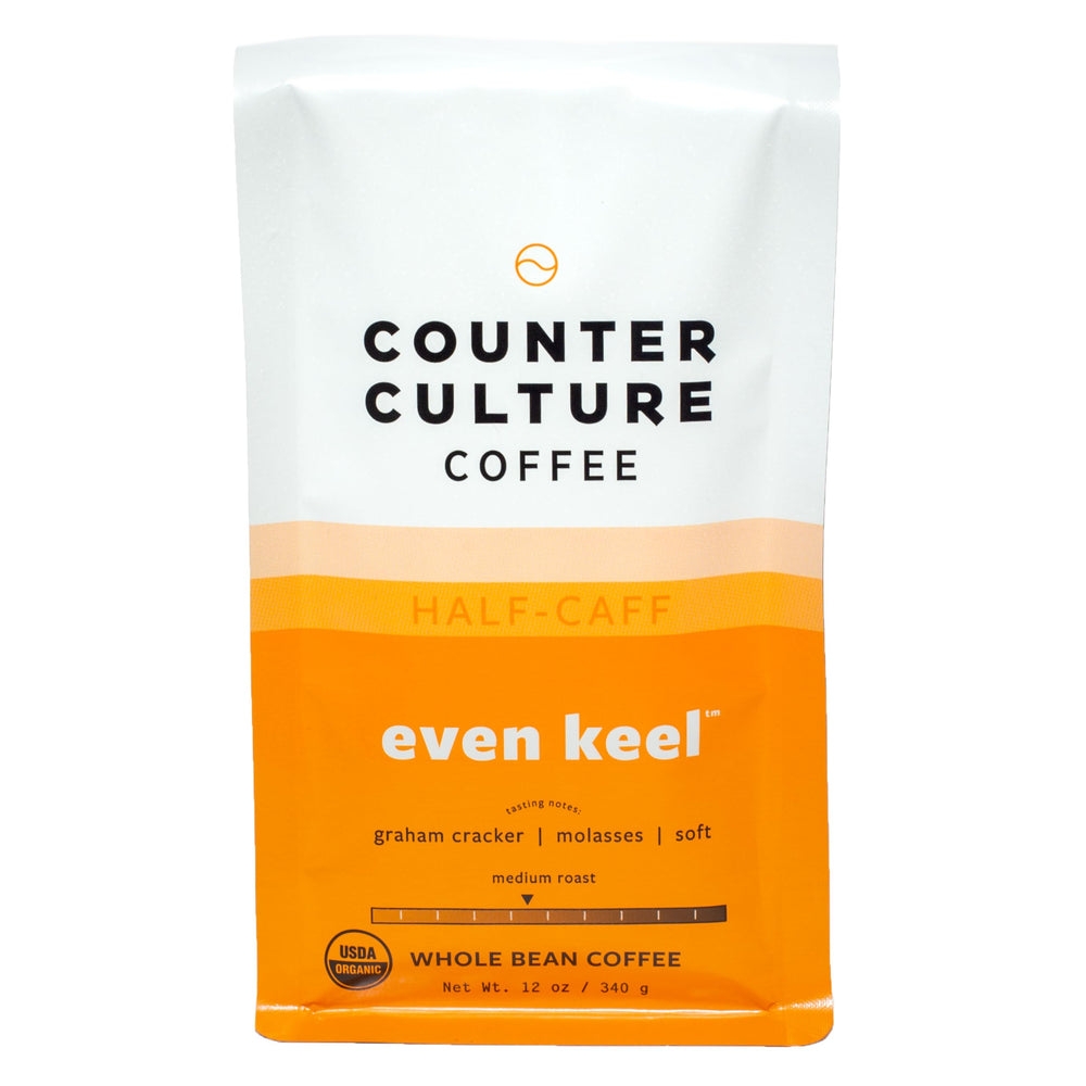 Counter Culture front packaging showing two 12oz bags and clear labeling for easy identification