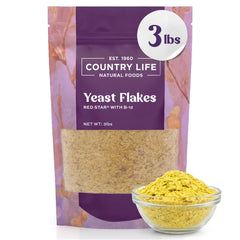 Country Life front packaging shows 3 lb bag and clear branding benefits