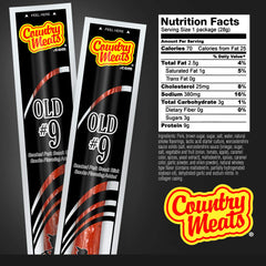Country Meats single meat stick close-up highlighting protein content