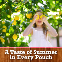 Four boxes of Country Time pouches chilling in fridge for instant cold drinks