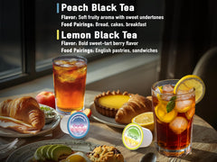 Cozy Up flavor pods laid out to display six assorted varieties for easy weekly rotation
