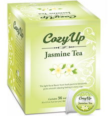 Cozy Up front packaging showing 36-count box and branding benefit convenience