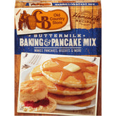 Cracker Barrel front packaging showing 32 oz mix and easy breakfast prep benefit