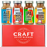 Craft Spice Blends front packaging showing four spice jars, gift ready