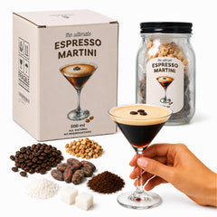 CRAFTY MIXOLOGIST front packaging showing kit contents and gift-ready presentation