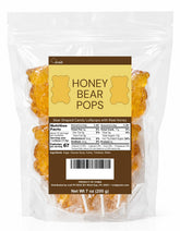 crait front packaging showing ten honey bear lollipops for sharing and gifting