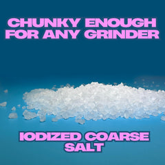 crait pouring salt into grinder refill action for easy clog-free use