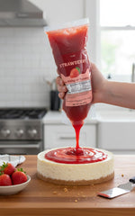 crait squeeze bag piping filling onto tart, illustrates mess-free precise application