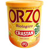 Crastan 1870 front tin showing label and size with clear benefit of organic barley