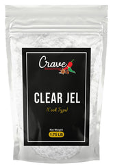 Crave Seasonings Clear Jel front bag showing package size and value