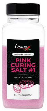 Crave Seasonings front packaging showing jar and clear label for safe curing