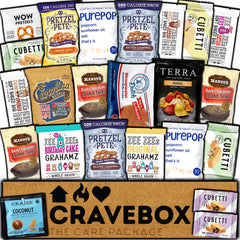 CRAVEBOX front packaging shows compact gift-ready box and summer branding for easy gifting