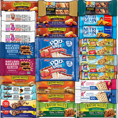 CRAVEBOX front packaging showing the 30-count breakfast bars and gift-ready box