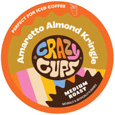 Crazy Cups front packaging showing flavor and 22-count benefit