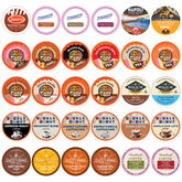 Crazy Cups front box showing variety pack and contents for easy choice